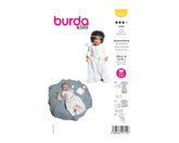 Schnittmuster burda kids - Babyausstattung 9221